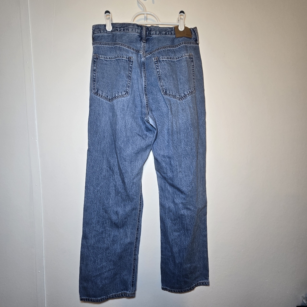 Womens Aeropostale 90's Baggy Jeans Size 12 Destroyed Skater Indie - Picture 2 of 7